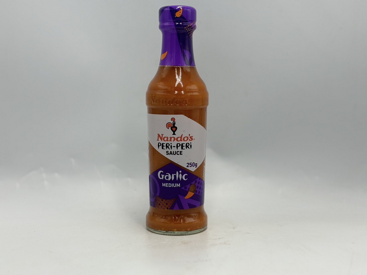 Peri Peri Garlic Sauce, Medium 250g - Nando's - Imported Food For ...